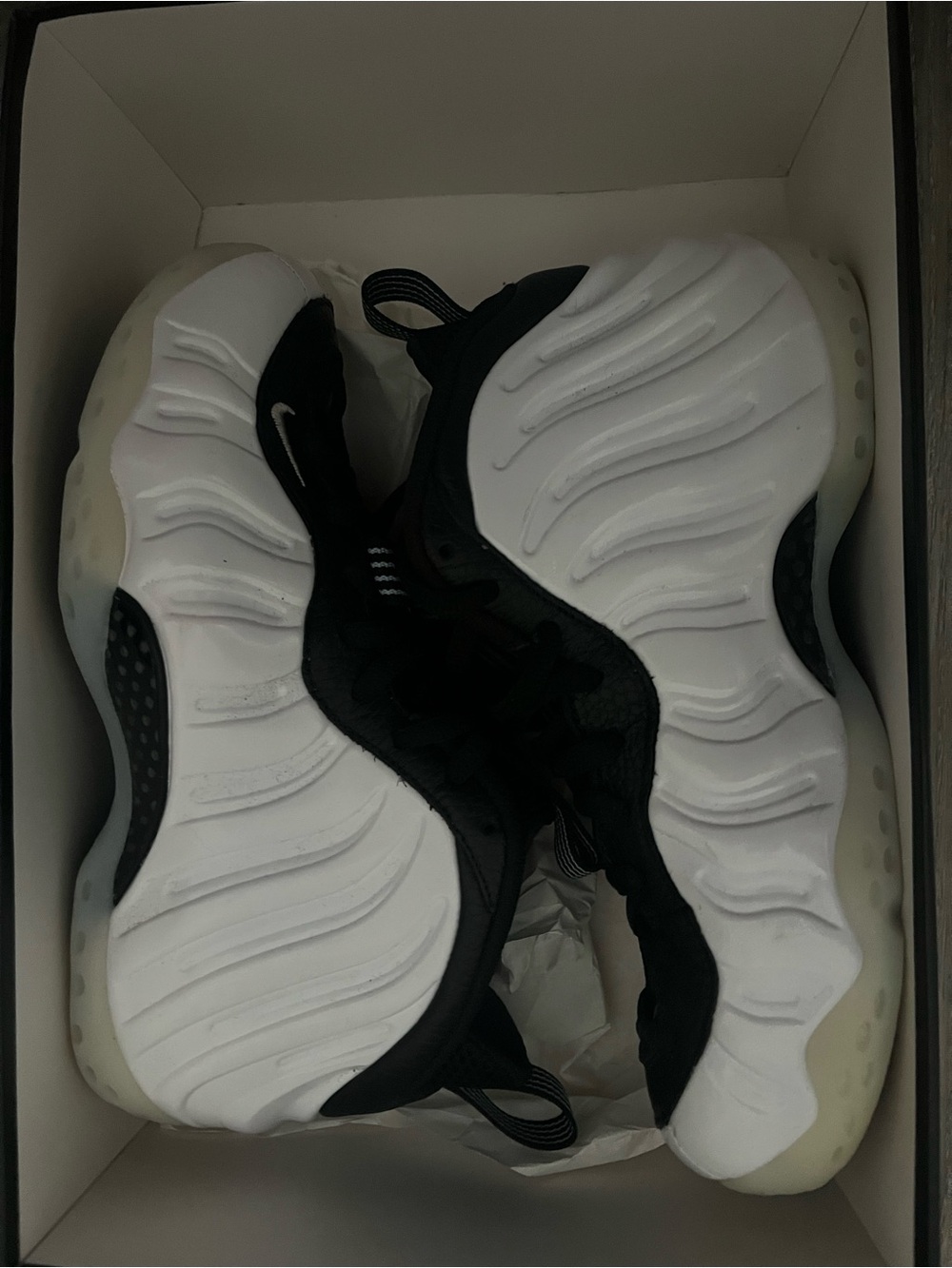 Nike Black and White Air Foamposite One Box
